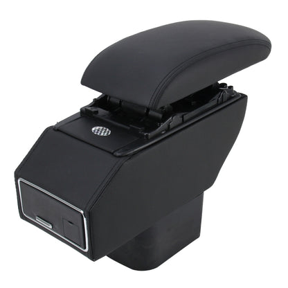 Car ABS Leather Wrapped  Armrest Box with Fast Charge USB Holes and Cables for Cruzez - Stowing Tidying by PMC Jewellery | Online Shopping South Africa | PMC Jewellery | Buy Now Pay Later Mobicred