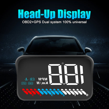 M7 3.5 inch Universal Car OBD2 + GPS HUD Vehicle-mounted Head Up Display Fuel Consumption - Head Up Display System by PMC Jewellery | Online Shopping South Africa | PMC Jewellery | Buy Now Pay Later Mobicred