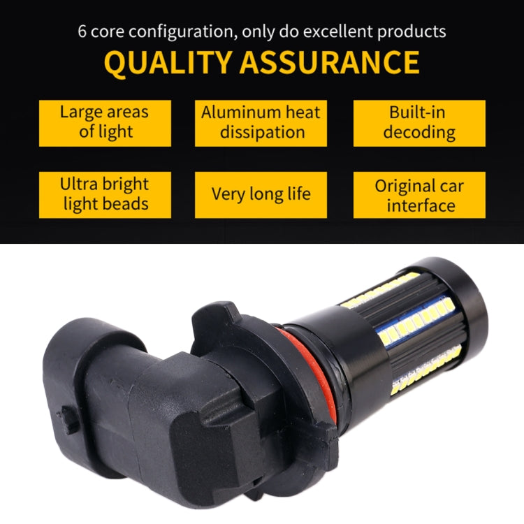 2 PCS 9005 DC9-16V / 8.2W / 6000K / 655LM Car Auto Fog Light 66LEDs SMD-2016 Lamps - Fog / Driving Lights by PMC TechLife | Online Shopping South Africa | PMC TechLife | Buy Now Pay Later Mobicred
