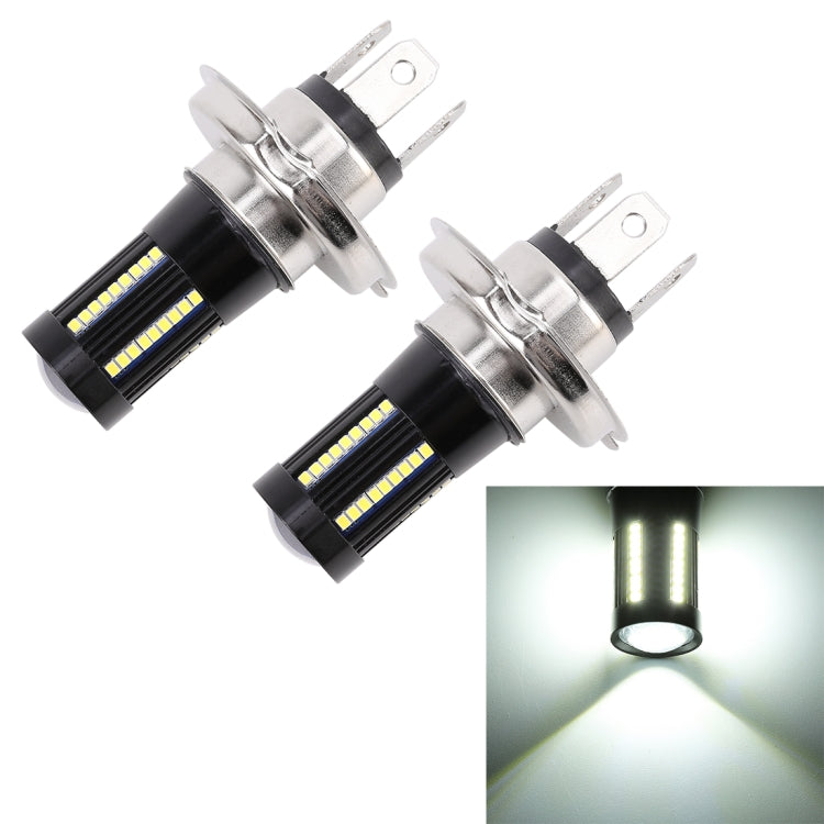 2 PCS H4 DC9-16V / 8.2W(H) 2.7W(L) / 6000K / 655LM Car Auto Fog Light 66LEDs SMD-2016 Lamps - Fog / Driving Lights by PMC TechLife | Online Shopping South Africa | PMC TechLife | Buy Now Pay Later Mobicred