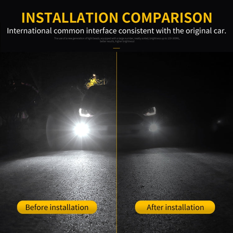 2 PCS H4 DC9-16V / 8.2W(H) 2.7W(L) / 6000K / 655LM Car Auto Fog Light 66LEDs SMD-2016 Lamps - Fog / Driving Lights by PMC TechLife | Online Shopping South Africa | PMC TechLife | Buy Now Pay Later Mobicred