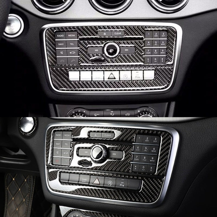 Car Carbon Fiber CD Panel Decorative Sticker for Mercedes-Benz GLA 2015-2018 - Car Interior Mouldings by PMC Jewellery | Online Shopping South Africa | PMC Jewellery | Buy Now Pay Later Mobicred