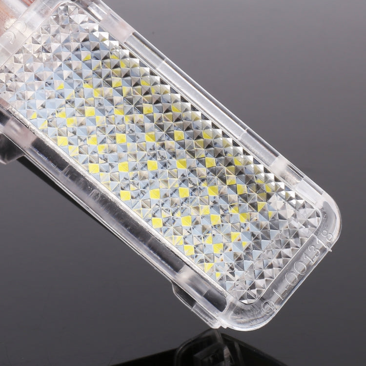 2 PCS LED Car DC 12V 1.5W Door Lights Lamps for Audi / Volkswagen(White Light) - free shipping - PMC Jewellery - Order now!