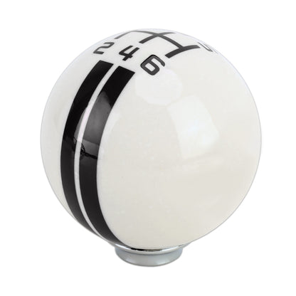 Universal Vehicle Ball Shape Modified Resin Shifter Manual 6-Speed Left-R Gear Shift Knob(Black) - Shift Knob by PMC Jewellery | Online Shopping South Africa | PMC Jewellery | Buy Now Pay Later Mobicred