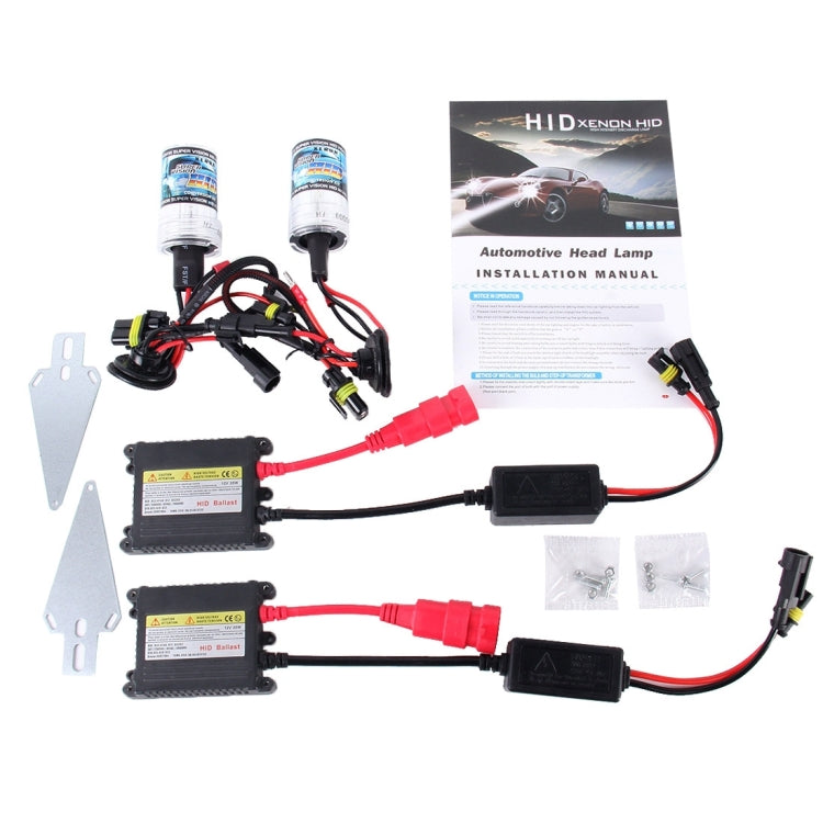 2PCS 35W H1 2800 LM Slim HID Xenon Light with 2 Alloy HID Ballast, High Intensity Discharge Lamp, Color Temperature: 4300K - Xenon Lights by PMC Jewellery | Online Shopping South Africa | PMC Jewellery | Buy Now Pay Later Mobicred