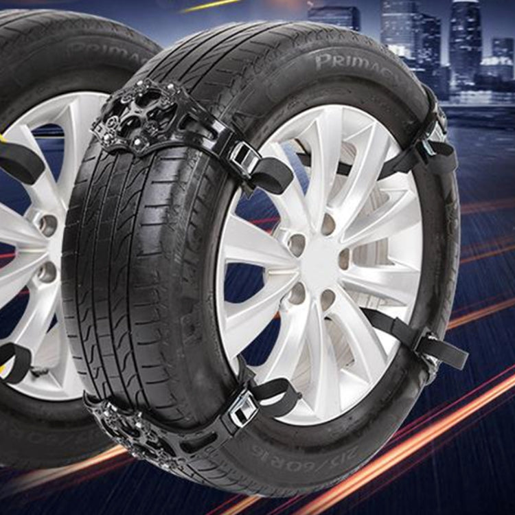 8PCS Car Snow Tire Anti-skid Chains For Family Car(Black) - Car Road Trouble Clearer by PMC TechLife | Online Shopping South Africa | PMC TechLife | Buy Now Pay Later Mobicred