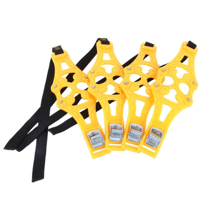 8PCS Car Snow Tire Anti-skid Chains For Family Car(Yellow) - Car Road Trouble Clearer by PMC Jewellery | Online Shopping South Africa | PMC Jewellery | Buy Now Pay Later Mobicred