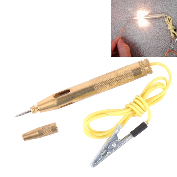 CNJB-85016 Pure Copper Circuit Tester and Electrical Voltage Detector Pen Set With Crocodile Clip 6-24V, Wire Length: 60cm - Electronic Test by PMC Jewellery | Online Shopping South Africa | PMC Jewellery | Buy Now Pay Later Mobicred