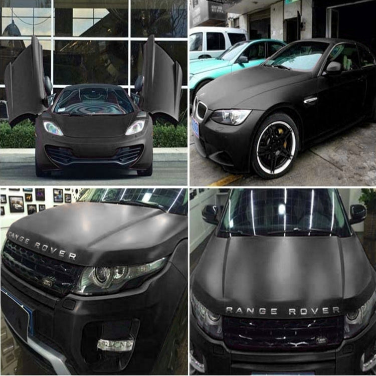 1.52m x 0.5m Ice Blue Metallic Matte Icy Ice Car Decal Wrap Auto Wrapping Vehicle Sticker Motorcycle Sheet Tint Vinyl Air Bubble Free(Black) - Auto Film by PMC TechLife | Online Shopping South Africa | PMC TechLife | Buy Now Pay Later Mobicred