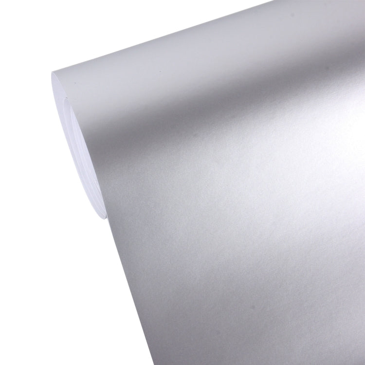 1.52m �� 0.5m Ice Blue Metallic Matte Icy Ice Car Decal Wrap Auto Wrapping Vehicle Sticker Motorcycle Sheet Tint Vinyl Air Bubble Free(Silver) - Auto Film by PMC TechLife | Online Shopping South Africa | PMC TechLife | Buy Now Pay Later Mobicred