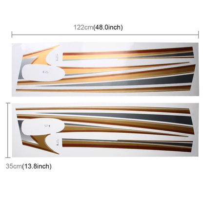 5 PCS SUV Body Decorative Strip Brand Car Streamline Shining Sticker for Toyota Prado4000 2011 Version - Decorative Sticker by PMC Jewellery | Online Shopping South Africa | PMC Jewellery | Buy Now Pay Later Mobicred