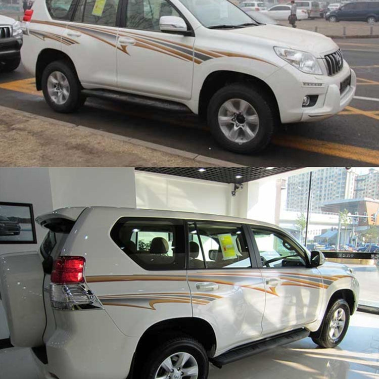 4 PCS SUV Body Decorative Strip Brand Car Streamline Shining Sticker for Toyota Prado 2016 Version - Decorative Sticker by PMC Jewellery | Online Shopping South Africa | PMC Jewellery | Buy Now Pay Later Mobicred