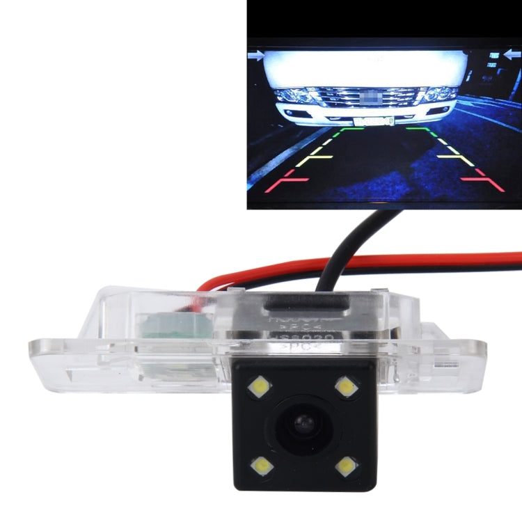 656��492 Effective Pixel  NTSC 60HZ CMOS II Waterproof Car Rear View Backup Camera With 4 LED Lamps for BMW 3 Series /5 Series/ X5/X6/X1/1 Series Sedan 2008-2010 Version - Rear View Cameras by PMC TechLife | Online Shopping South Africa | PMC TechLife | Buy Now Pay Later Mobicred