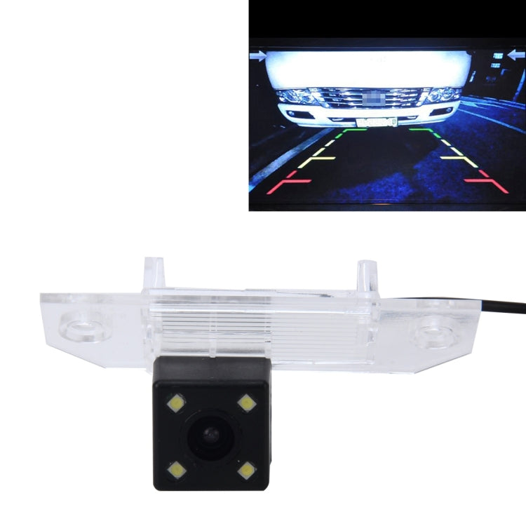 656��492 Effective Pixel NTSC 60HZ CMOS II Waterproof Car Rear View Backup Camera With 4 LED Lamps for Ford 2010-2013 Version Focus Sedan - Rear View Cameras by PMC TechLife | Online Shopping South Africa | PMC TechLife | Buy Now Pay Later Mobicred