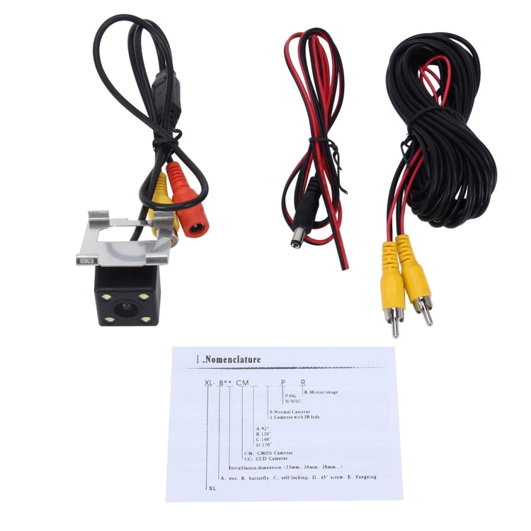 656x492 Effective Pixel  NTSC 60HZ CMOS II Waterproof Car Rear View Backup Camera With 4 LED Lamps for Ford 2015-2016 Version Focus - Rear View Cameras by PMC TechLife | Online Shopping South Africa | PMC TechLife | Buy Now Pay Later Mobicred