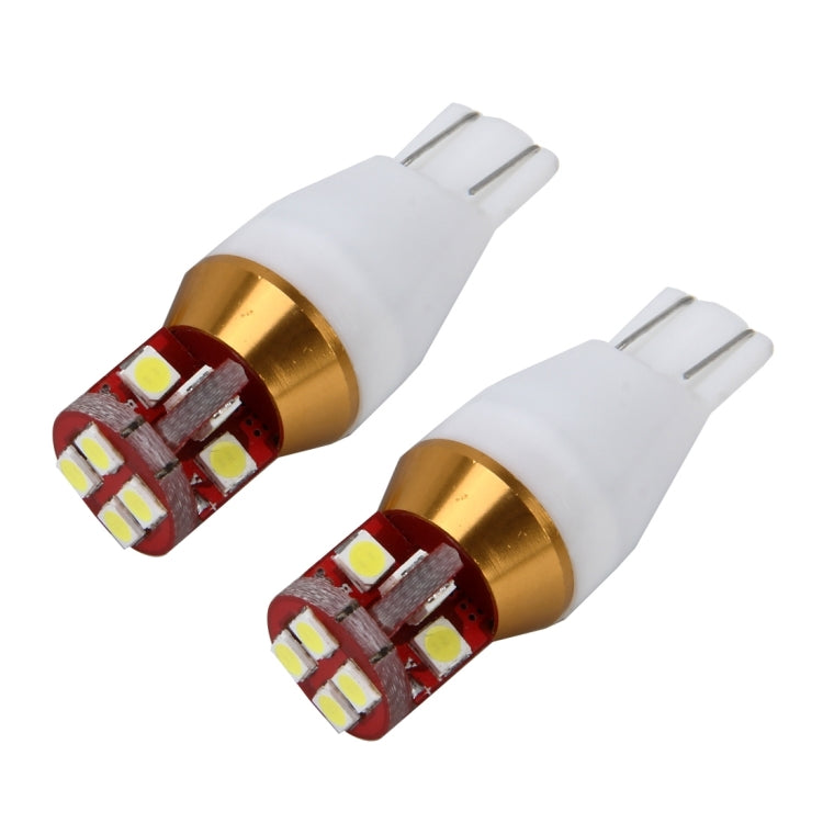 2 PCS T15 5W 450 LM 6000K Car Clearance Lights with 12 SMD-3030-LED Lamps, DC 12V(White Light) - Clearance Lights by PMC Jewellery | Online Shopping South Africa | PMC Jewellery | Buy Now Pay Later Mobicred