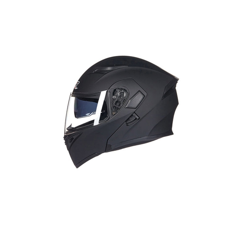 GXT Motorcycle ABS Shell Anti-fog  Double-len Inner Sun Visor Safety Helmet, Size: M(Matte Black) - Helmets by GXT | Online Shopping South Africa | PMC Jewellery