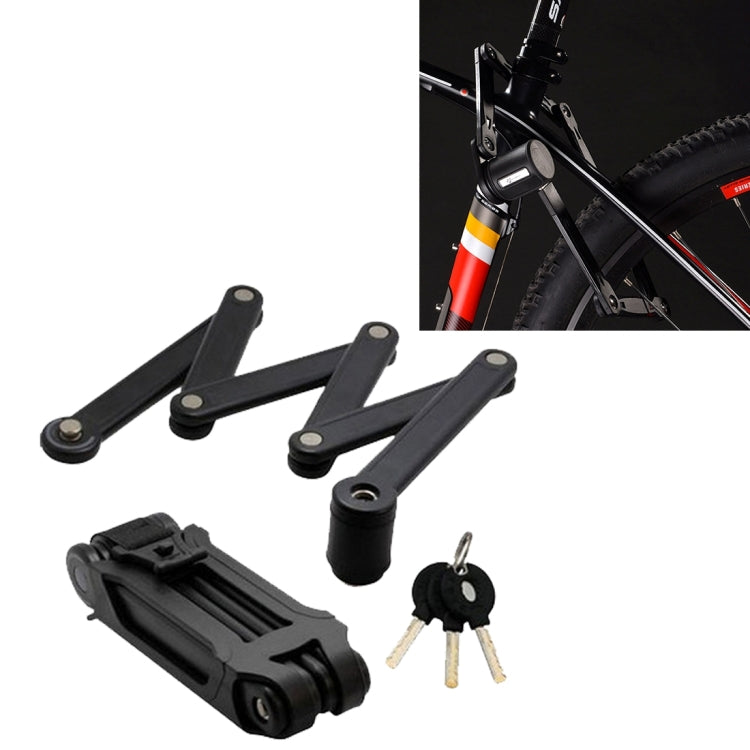 Foldable Alloy Steel Anti-theft Lock with Keys for Motorcycle Bike House Door - Theft Protection by PMC Jewellery | Online Shopping South Africa | PMC Jewellery | Buy Now Pay Later Mobicred