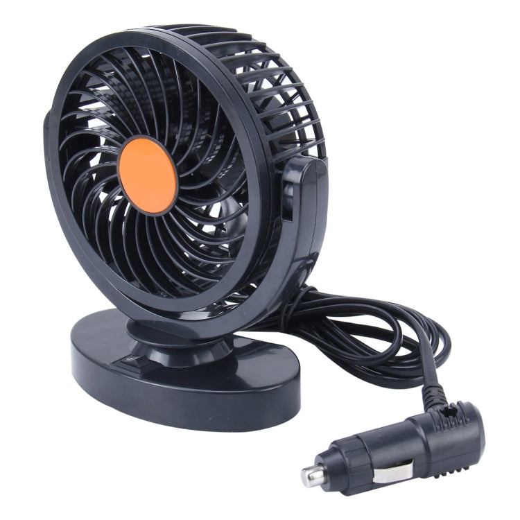 HUXIN HX-T306 6W 360 Degree Adjustable Rotation Low Noise Mini Electric Car Fan, DC 24V - Heating & Fans by PMC Jewellery | Online Shopping South Africa | PMC Jewellery | Buy Now Pay Later Mobicred