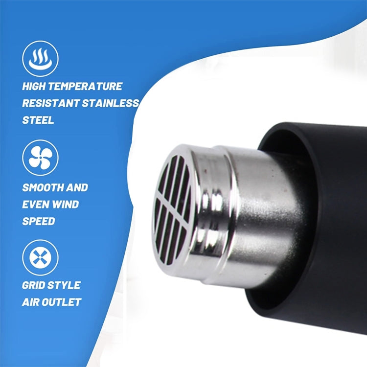 DINGGUAGUA 1800W Industrial Heavy Duty Professional Adjustable Temperature Heat Air Gun Tool(US Plug) - Heat Guns by PMC TechLife | Online Shopping South Africa | PMC TechLife | Buy Now Pay Later Mobicred