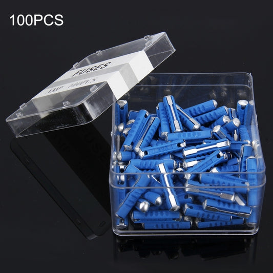 100 PCS Car Auto Fuse European Automotive Fuse (25A Blue) - Fuse by PMC Jewellery | Online Shopping South Africa | PMC Jewellery