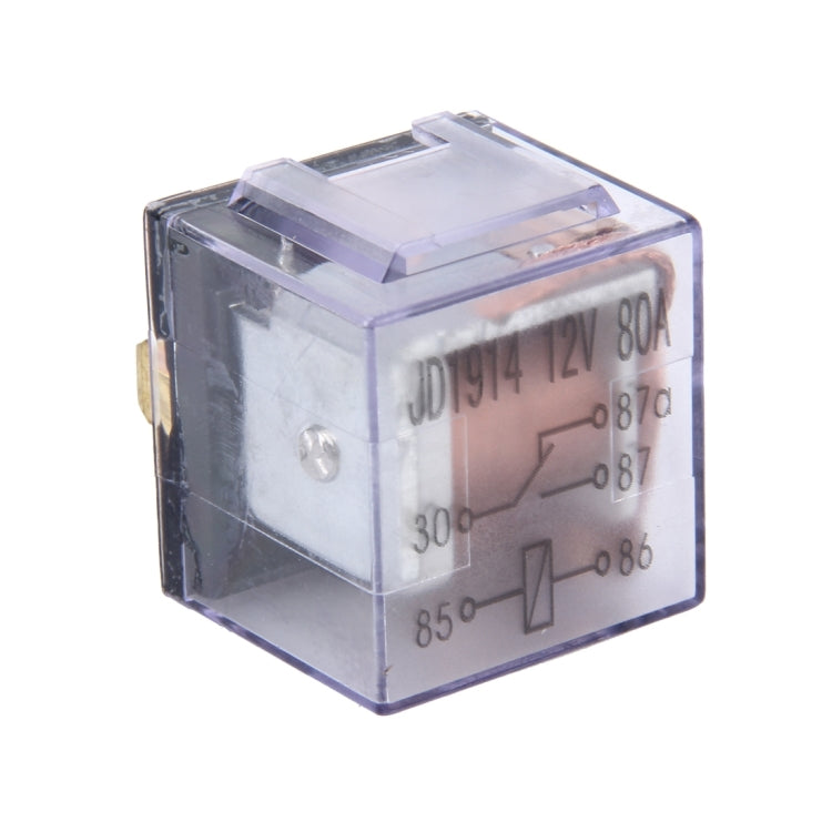 10 PCS JD-1914 80 AMP 12V Waterproof Car Auto Five Plugs Relay - Relays by PMC Jewellery | Online Shopping South Africa | PMC Jewellery