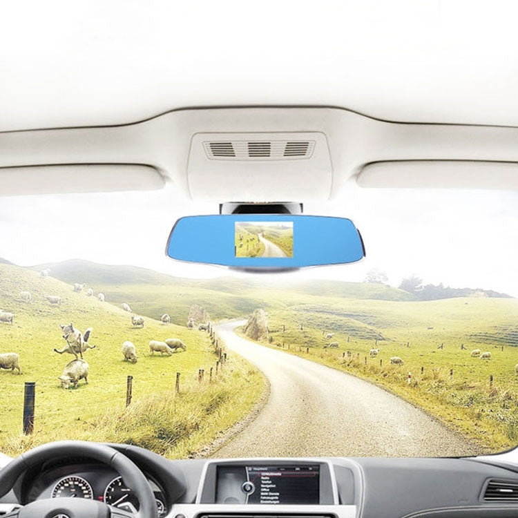5 inch IPS Touch Screen Rear View Mirror Car Recorder with Dual Channel 720P Car Black Box, Separate Camera, Support 32GB TF Card, Night Vision, 150 Degree Wide Angle Viewing - Car DVRs by PMC TechLife | Online Shopping South Africa | PMC TechLife | Buy Now Pay Later Mobicred
