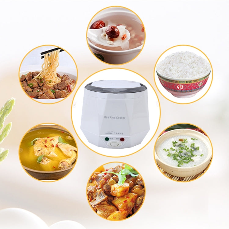 OUSHIBA Car Auto C3 Mini Multi-function Rice Cooker 12V 1.3L Volume for Rice Soup Noodles Vegetable Dessert(White) - Rice Cookers by PMC TechLife | Online Shopping South Africa | PMC TechLife | Buy Now Pay Later Mobicred