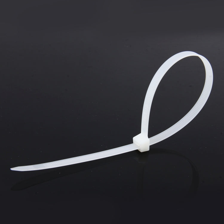 250 PCS 8mm*300mm Nylon Cable Ties(White) - Booster Cable & Clip by PMC Jewellery | Online Shopping South Africa | PMC Jewellery | Buy Now Pay Later Mobicred