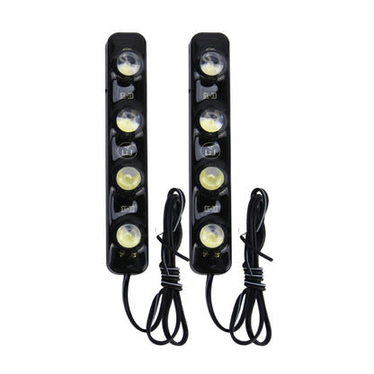 2 PCS 4W 120 LM 6000K DRL Daytime Running Light with 4 SMD-5050 Lamps, DC 12V(White Light) - Running Lights by PMC Jewellery | Online Shopping South Africa | PMC Jewellery | Buy Now Pay Later Mobicred