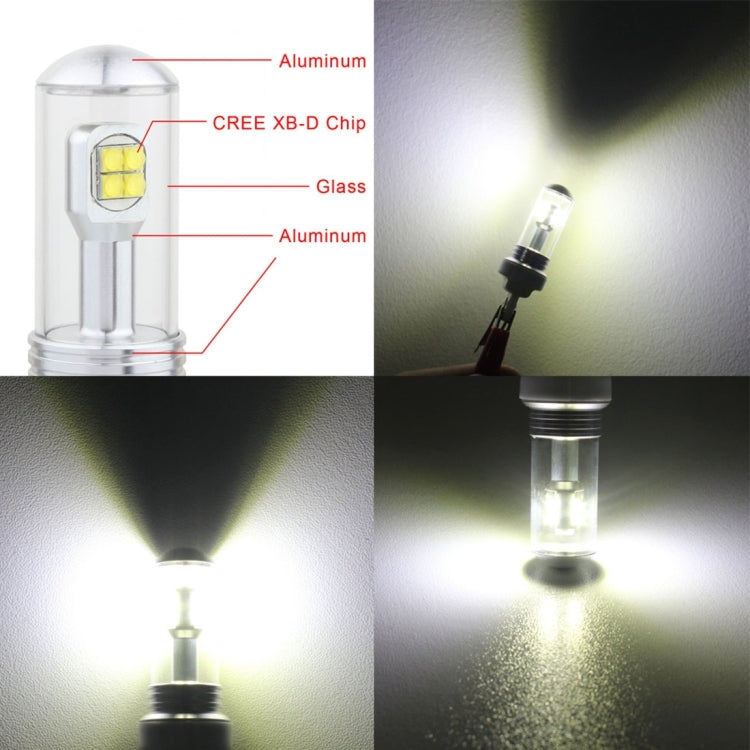 2 PCS  1157/BAY15D 40W 800 LM 6000K Car Turn Light Backup Light Brake Light with 8 Lamps, DC 12V(White Light) - Arrow Turn Lights by PMC TechLife | Online Shopping South Africa | PMC TechLife | Buy Now Pay Later Mobicred