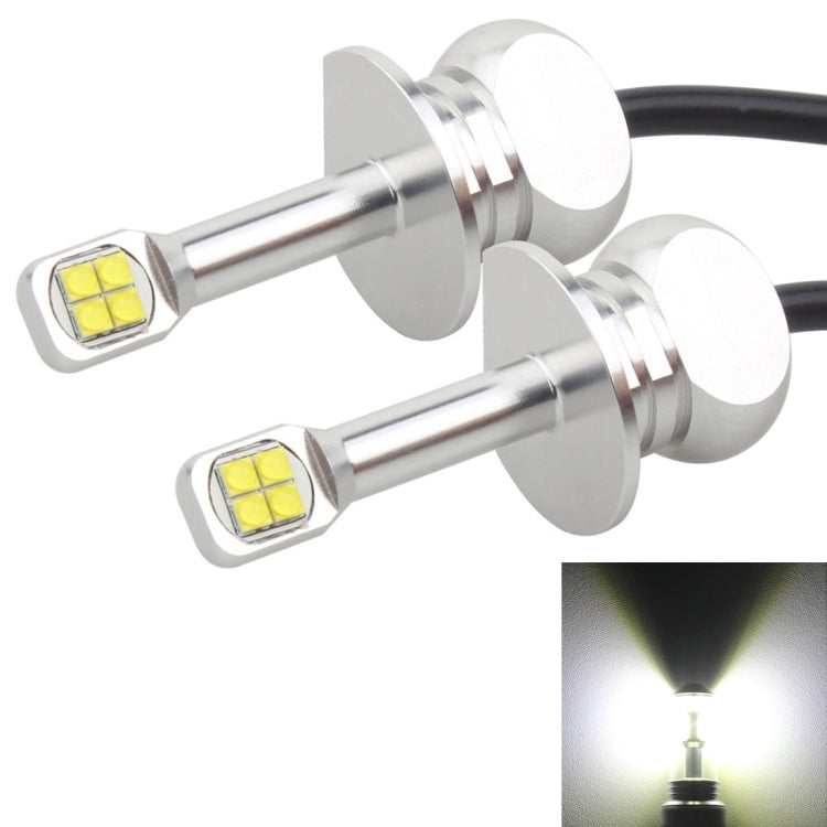 2 PCS  H1 40W 800 LM 6000K 8 LEDs Car Fog Lights, DC 12V(White Light) - Fog / Driving Lights by PMC TechLife | Online Shopping South Africa | PMC TechLife | Buy Now Pay Later Mobicred