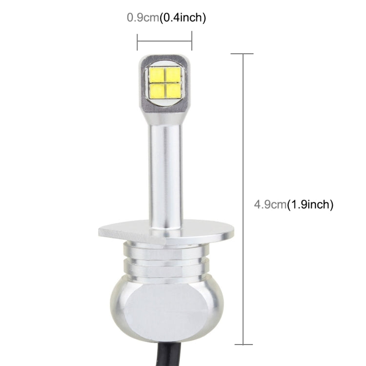 2 PCS  H1 40W 800 LM 6000K 8 LEDs Car Fog Lights, DC 12V(White Light) - Fog / Driving Lights by PMC TechLife | Online Shopping South Africa | PMC TechLife | Buy Now Pay Later Mobicred