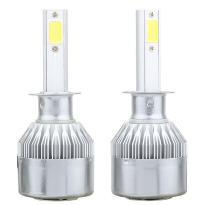 2 PCS  H1 18W 1800 LM 6000K IP68 Canbus Constant Current Car LED Headlight with 2 COB Lamps, DC 9-36V(White Light) - LED Headlamps by PMC Jewellery | Online Shopping South Africa | PMC Jewellery | Buy Now Pay Later Mobicred