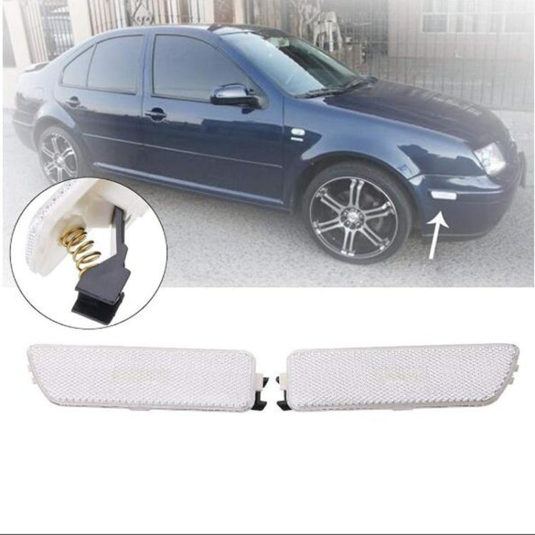 2 PCS Front Bumper Clearance Lights Housing without Bulb Replacement 1JM945071 / 1JM945072 for VW Golf / Jetta 1999-2005(White) - Lamp Decoration by PMC TechLife | Online Shopping South Africa | PMC TechLife | Buy Now Pay Later Mobicred