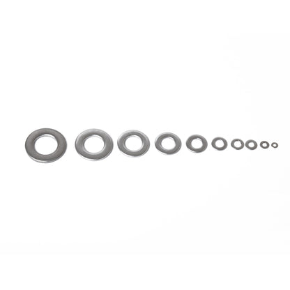 325 PCS Round Shape Stainless Steel Flat Washer Assorted Kit M2-M16 for Car / Boat / Home Appliance - Nuts & Bolts by PMC Jewellery | Online Shopping South Africa | PMC Jewellery