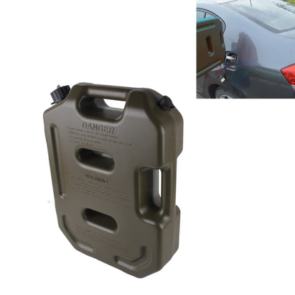 Gasoline Fuel Tanks Plastic 2.6 Gallon 10 Litres Auto Shut Off Fuel Cans Oil Container Emergency Backup(Army Green) - oil tank tubes & oil pumps by PMC Jewellery | Online Shopping South Africa | PMC Jewellery | Buy Now Pay Later Mobicred