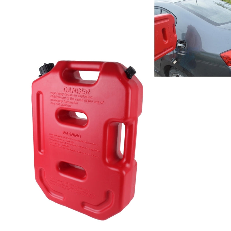 Gasoline Fuel Tanks Plastic 2.6 Gallon 10 Litres Auto Shut Off Fuel Cans Oil Container Emergency Backup(Red) - oil tank tubes & oil pumps by PMC Jewellery | Online Shopping South Africa | PMC Jewellery | Buy Now Pay Later Mobicred