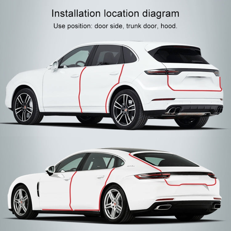 Universal Car Door Invisible Anti-collision Strip Protection Guards Trims Stickers Tape, Size: 7cm x 10m - Anti Collision Sticker by PMC TechLife | Online Shopping South Africa | PMC TechLife | Buy Now Pay Later Mobicred