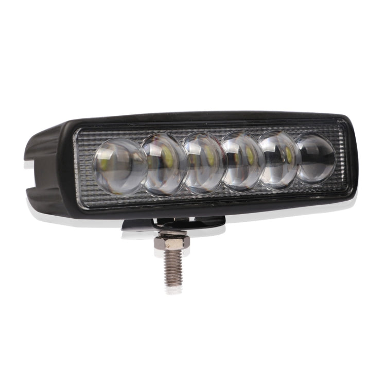 6 inch 18W 6000K IP68 8D Car Boat Marine Work Lights Spotlight LED Bulbs, DC 10-30V (White Light) - Work Lights by PMC Jewellery | Online Shopping South Africa | PMC Jewellery | Buy Now Pay Later Mobicred