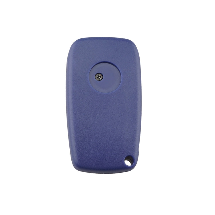 For FIAT Car Keys Replacement 3 Buttons Car Key Case with Side Battery Holder (Blue) - Car Key Cases by PMC Jewellery | Online Shopping South Africa | PMC Jewellery