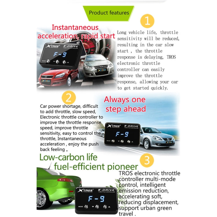 TROS KS-5Drive Potent Booster for Honda Accord 2008-2012 Electronic Throttle Controller - Car Modification by TROS | Online Shopping South Africa | PMC TechLife | Buy Now Pay Later Mobicred