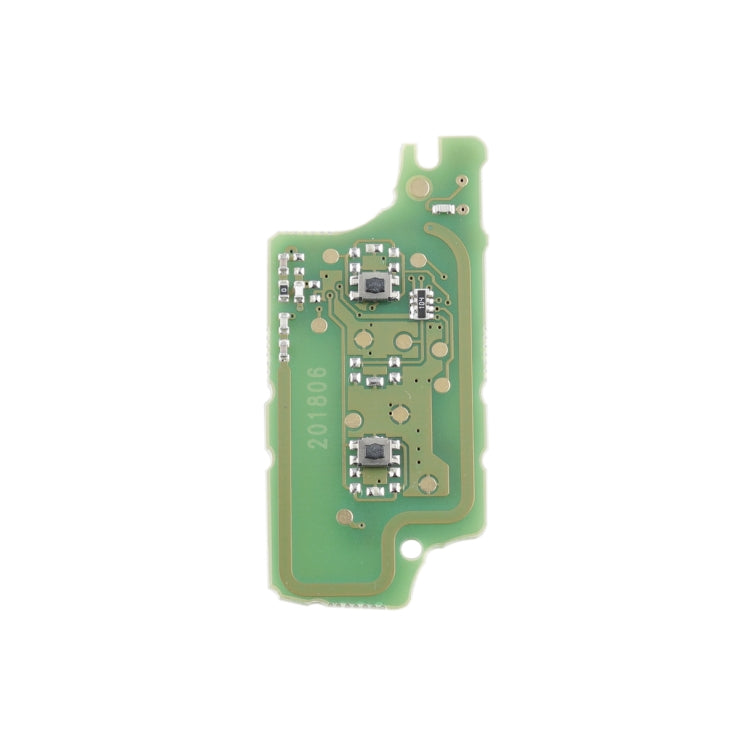 For PEUGEOT 2 Buttons Intelligent Remote Control Car Key with PCF7961 Integrated Chip & Battery & Holder & Slotted Key Blade & ASK Signal, Frequency: 433MHz - Remote Car Key by PMC TechLife | Online Shopping South Africa | PMC TechLife | Buy Now Pay Later Mobicred
