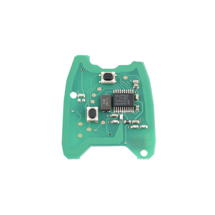 For PEUGEOT 206 / 307 2 Buttons Intelligent Remote Control Car Key with Integrated Chip & Battery, without Grooved, Frequency: 433MHz - Remote Car Key by PMC TechLife | Online Shopping South Africa | PMC TechLife | Buy Now Pay Later Mobicred