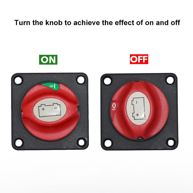 Car Auto RV Marine Boat Battery Selector Isolator Disconnect Rotary Switch Cut - Car Switches by PMC Jewellery | Online Shopping South Africa | PMC Jewellery | Buy Now Pay Later Mobicred