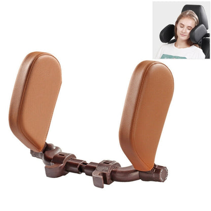 Car Seat Headrest Car Neck Pillow Sleep Side Headrest for Children and Adults (Brown) - Seat Accessories by PMC Jewellery | Online Shopping South Africa | PMC Jewellery | Buy Now Pay Later Mobicred