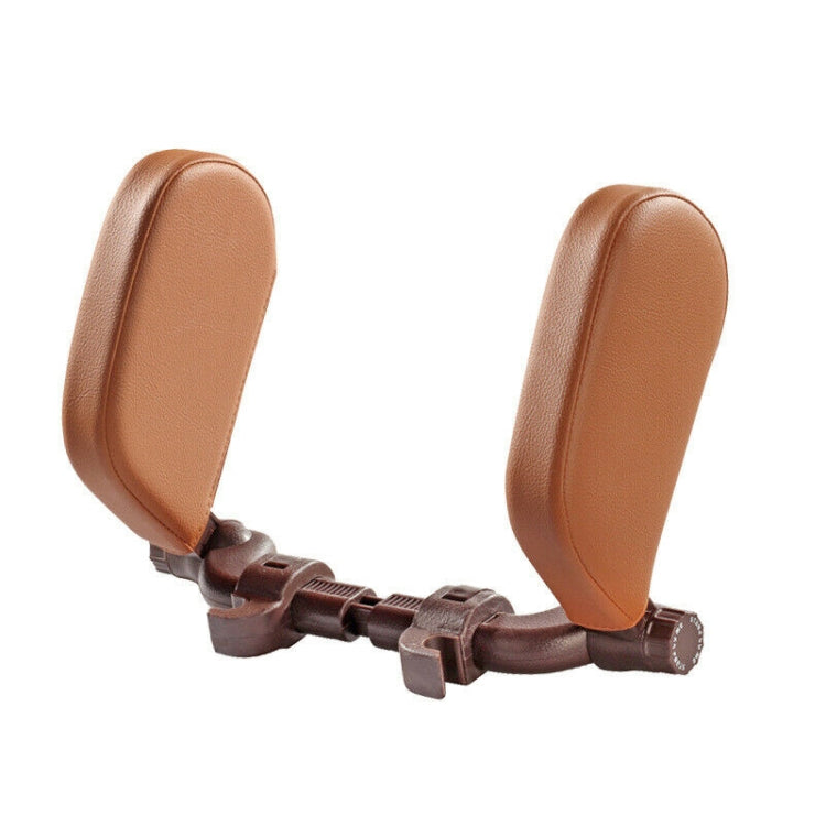 Car Seat Headrest Car Neck Pillow Sleep Side Headrest for Children and Adults (Brown) - Seat Accessories by PMC Jewellery | Online Shopping South Africa | PMC Jewellery | Buy Now Pay Later Mobicred