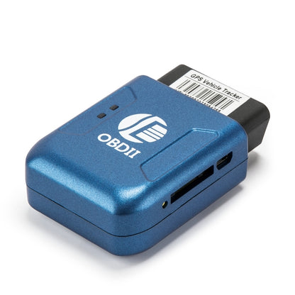 TK206 2G GPS OBD2 Real Time GSM Quad Band Anti-theft Vibration Alarm GSM GPRS Mini GPS Car Tracker (Blue) - Car Tracker by PMC Jewellery | Online Shopping South Africa | PMC Jewellery | Buy Now Pay Later Mobicred