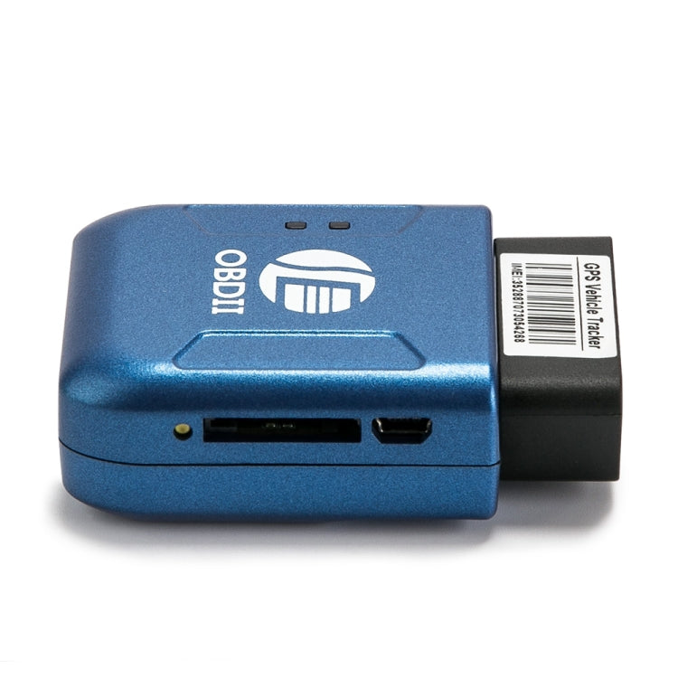 TK206 2G GPS OBD2 Real Time GSM Quad Band Anti-theft Vibration Alarm GSM GPRS Mini GPS Car Tracker (Blue) - Car Tracker by PMC TechLife | Online Shopping South Africa | PMC TechLife | Buy Now Pay Later Mobicred