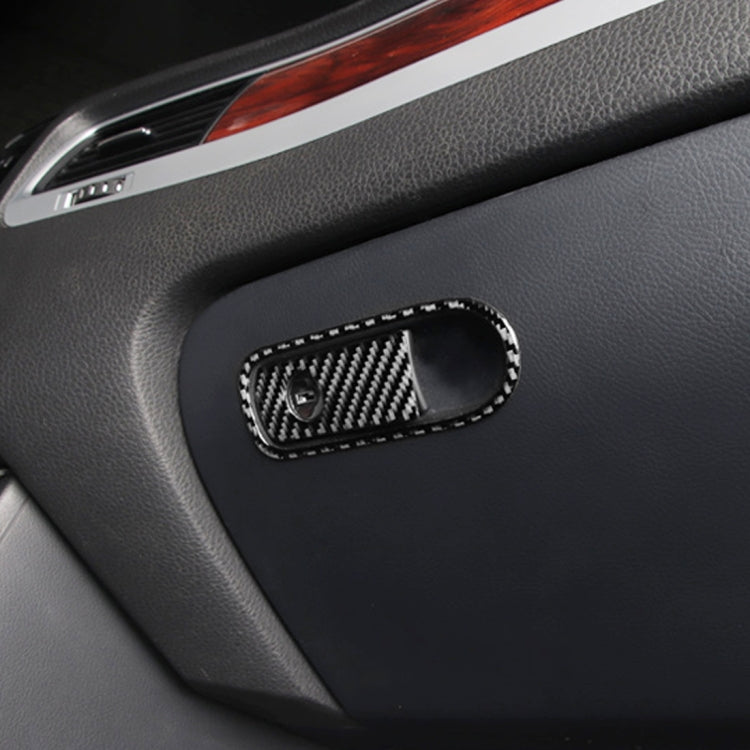 Car Carbon Fiber Front Passenger Seat Armrest Box Switch Decorative Sticker for Volkswagen Touareg 2011-2018 - Car Interior Mouldings by PMC TechLife | Online Shopping South Africa | PMC TechLife | Buy Now Pay Later Mobicred